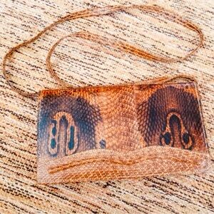 *SALE * Vintage Snakeskin Purse Handbag